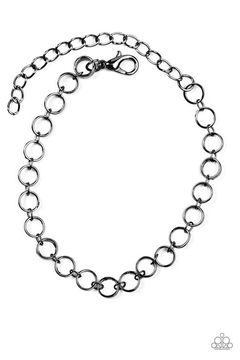 Step Up The Steampunk Black Bracelet