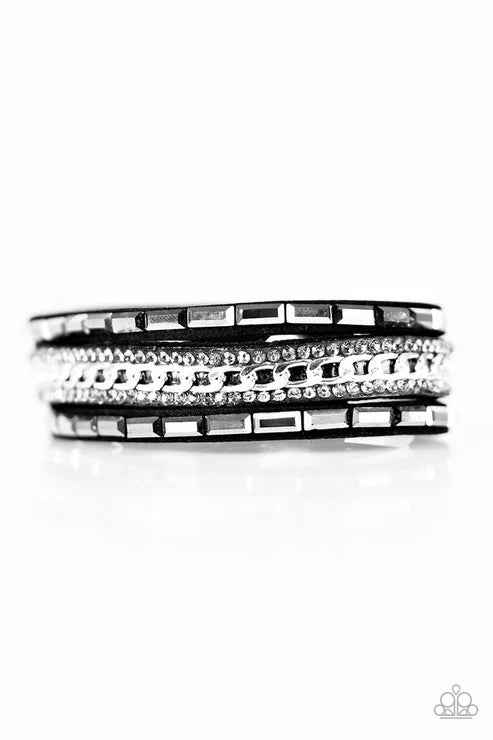 Girl Hustle White Wrap Bracelet ***Picture is of black bracelet (Copy)