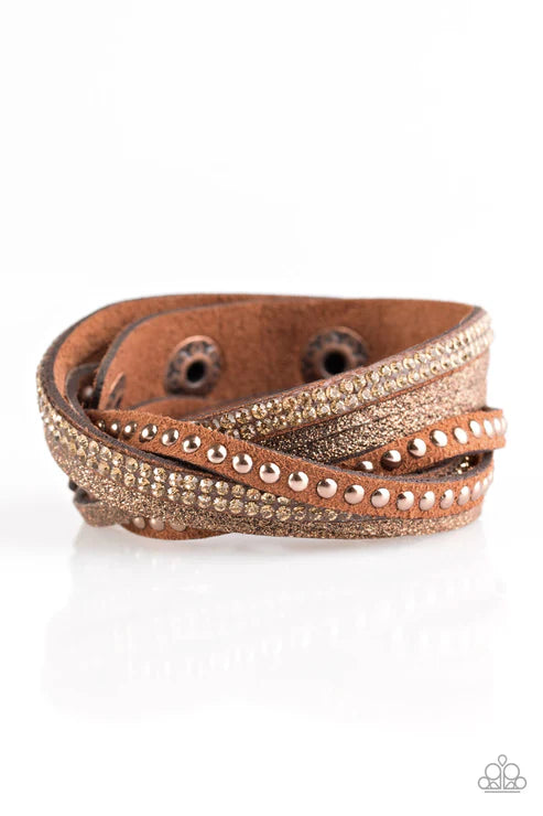 Once Upon A SHOWTIME Copper Wrap Bracelet*