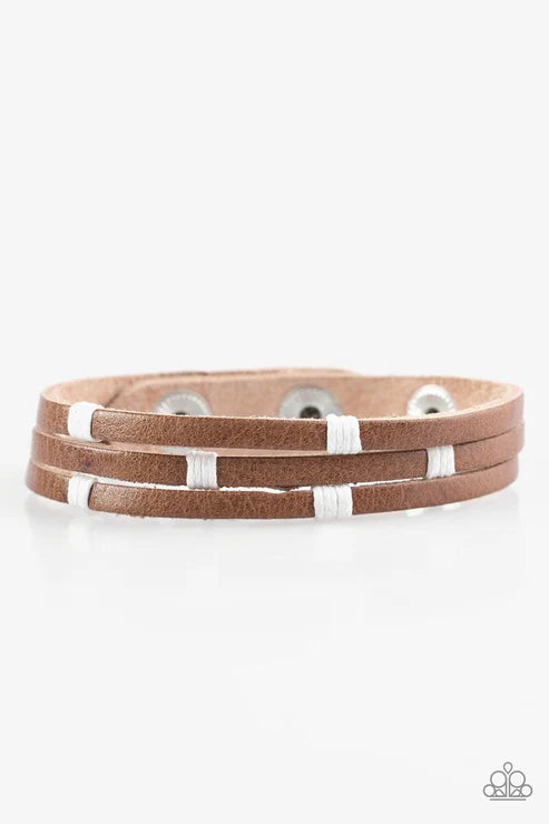 Get Lost In Nature White Wrap Bracelet