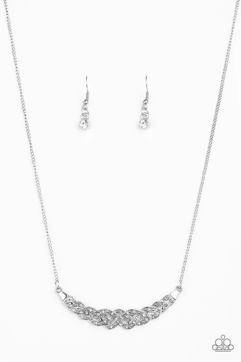 Whatever Floats Your YACHT White Necklace