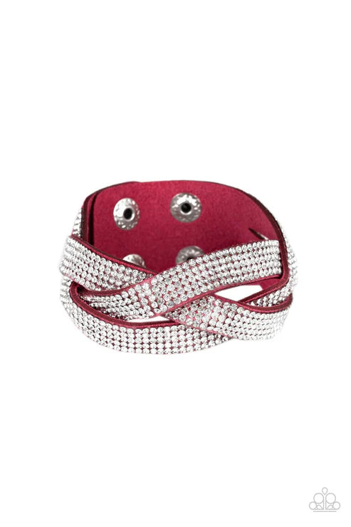 Nice Girls Finish Last Pink Wrap Bracelet