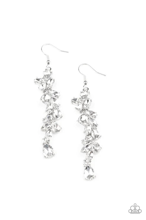 Unlimited Luster White Earrings