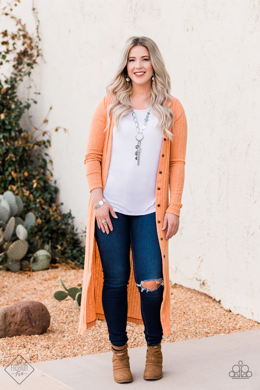 Trinket Trend Silver Necklace - January 2020 Sunset Sightings Fashion Fix Set