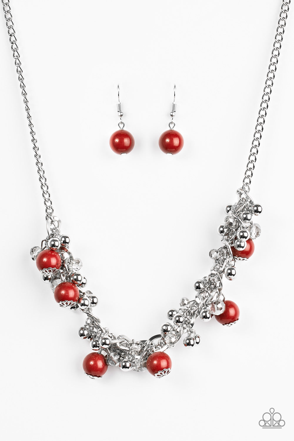 A Pop Of Posh Red Necklace*