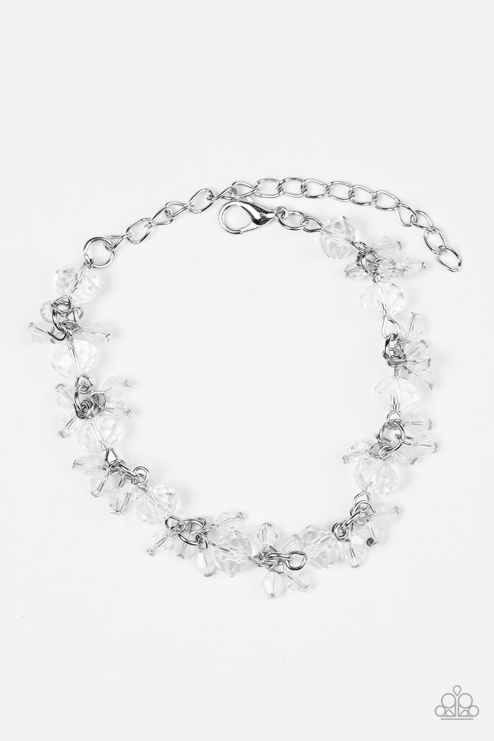 Leading STARLIGHT White Necklace/Oh, My Stars White Bracelet Set*