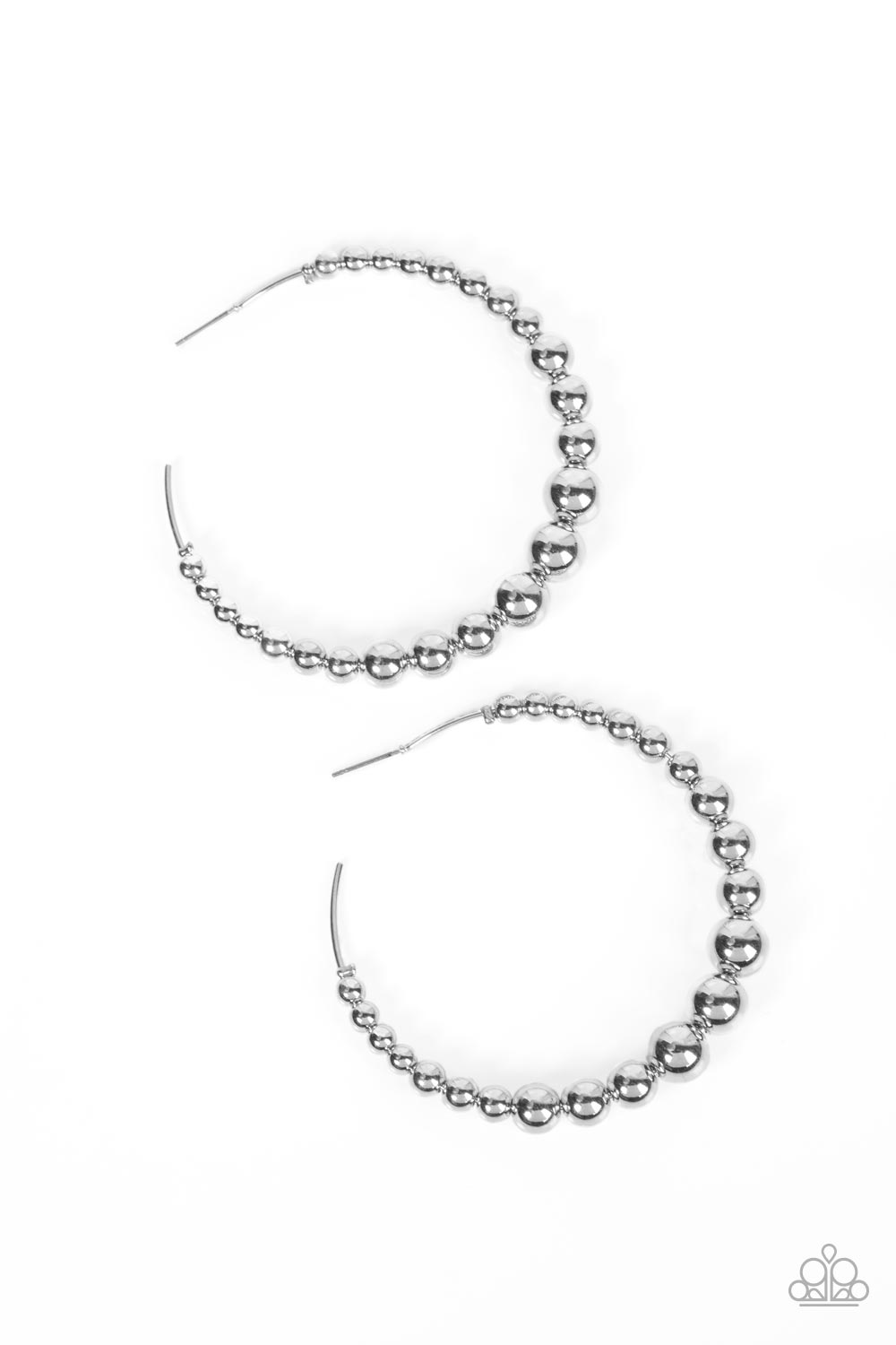Show Off Your Curves Silver Earrings