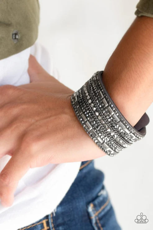 Rebel Radiance Silver Wrap Bracelet