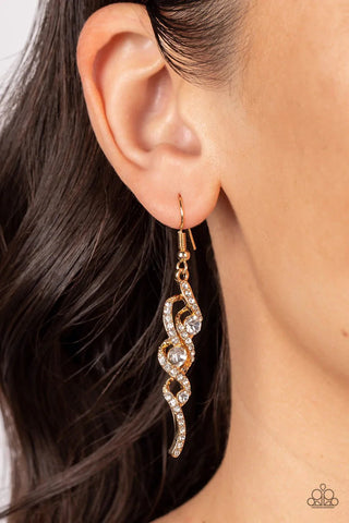 Highly Flammable Gold Earrings - Fashion Fix Exclusive