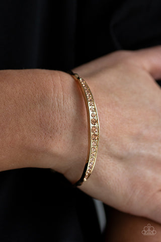 Just SPARKLE and Wave Gold Bracelet - Fashion Fix Exclusive