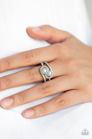 Collect Up Front Silver Ring - Fashion Fix Exclusive