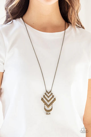 Artisan Edge Brass Necklace - Fashion Fix Exclusive