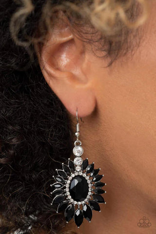 Big Time Twinkle Black Earrings - Spring Party Pack Exclusive