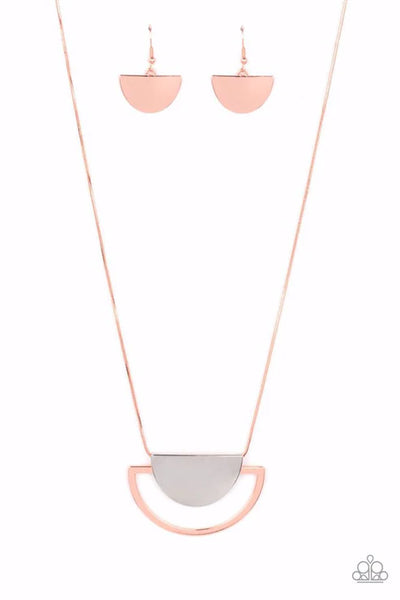 Lunar Phases Copper Necklace - Fashion Fix Exclusive