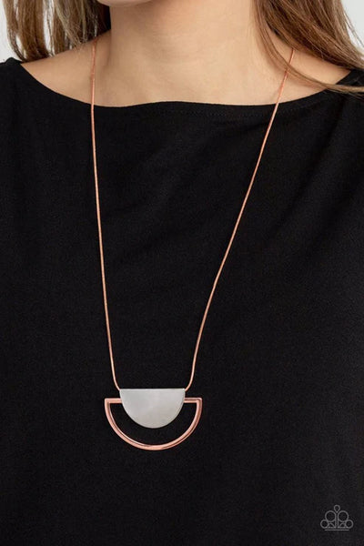 Lunar Phases Copper Necklace - Fashion Fix Exclusive