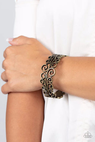 Dressed to FRILL Brass Bracelet - Fashion Fix Exclusive