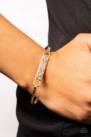 In CHARMS Way Gold Bracelet - Fashion Fix Exclusive