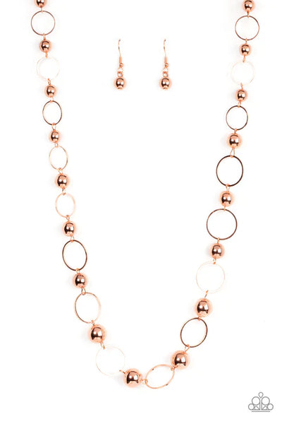 Metro Milestone Copper Necklace - Fashion Fix Exclusive