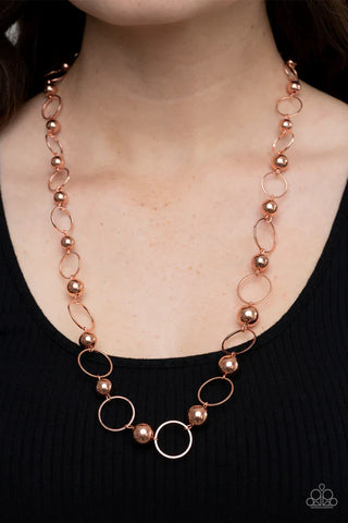 Metro Milestone Copper Necklace - Fashion Fix Exclusive