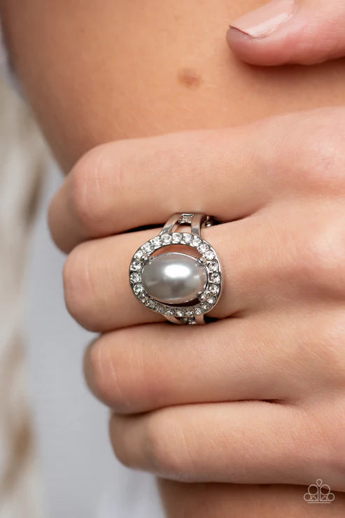 Seize the Shimmer Silver Ring - Fashion Fix Exclusive