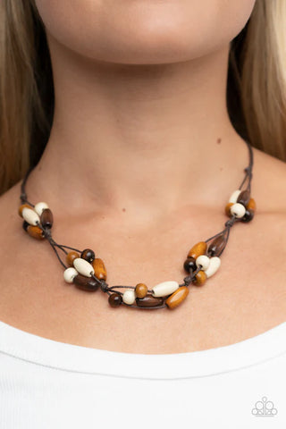 Outback Epic Brown Necklace - Fashion Fix Exclusive