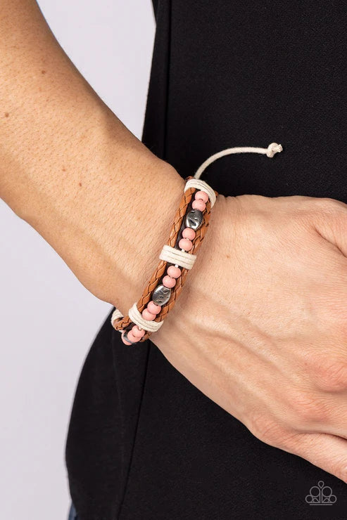 Lodge Luxe Pink Bracelet - Fashion Fix Exclusive