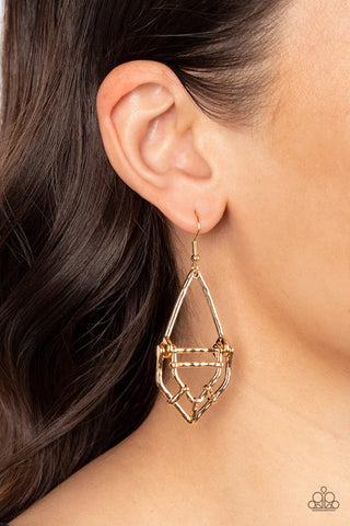 Artisan Apparatus Gold Earrings - Fashion Fix Exclusive