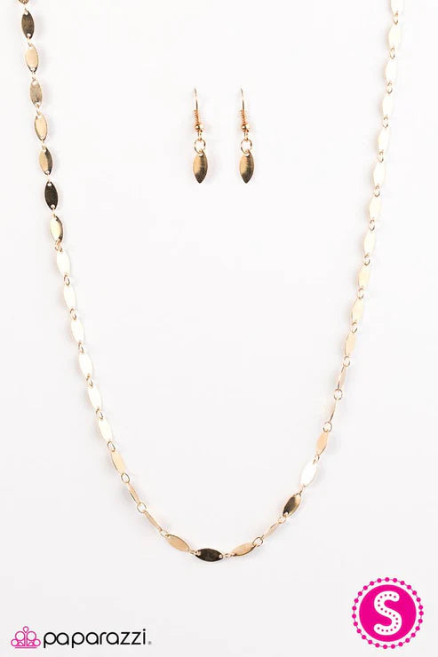 Make A FLASH Copper Necklace **pictures show in gold