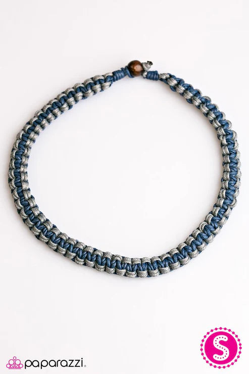 Go Tell It To The Mountain Blue Necklace