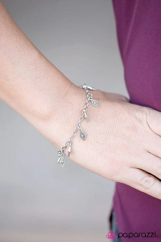 Diamond Dunes Silver Bracelet