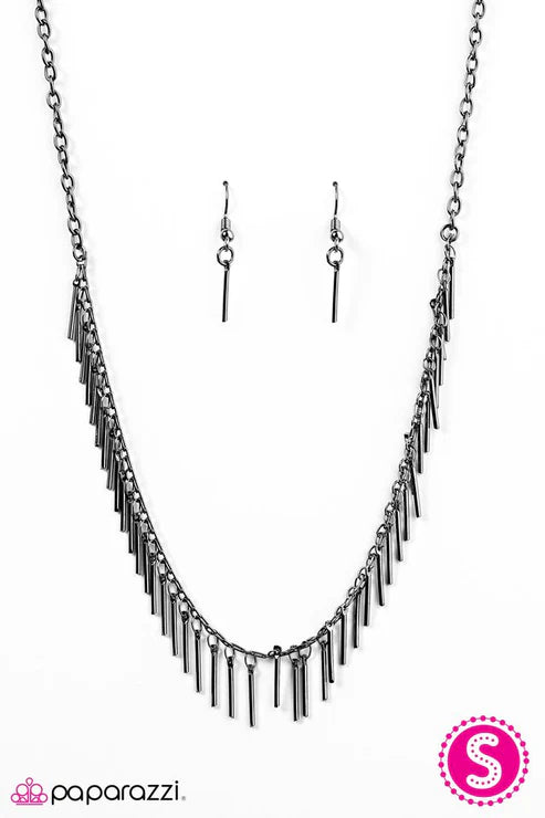 She's A Beast Black Necklace