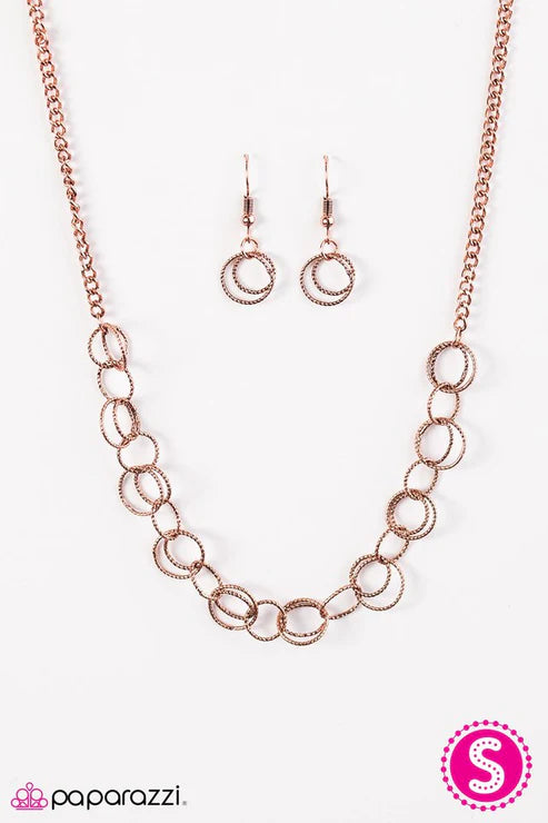 One RING Leads To Another Copper Necklace/Team Ring Leader Copper Bracelet