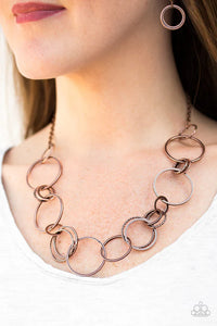 Follow The RINGLEADER Copper Necklace