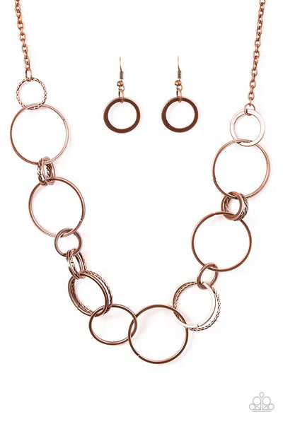 Follow The RINGLEADER Copper Necklace