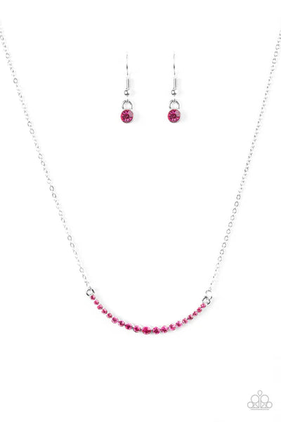 Rockin' Rhinestones Pink Necklace