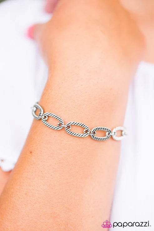 Street Style Black Bracelet ***Photos are of the silver bracelet*