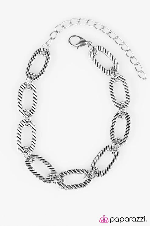 Street Style Black Bracelet ***Photos are of the silver bracelet*