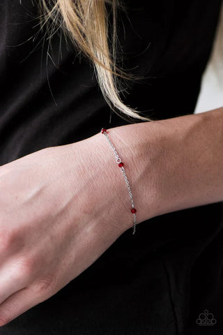 A Pinch Of Sparkle Red Bracelet