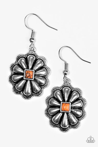 Canyon Daisy Orange Earrings