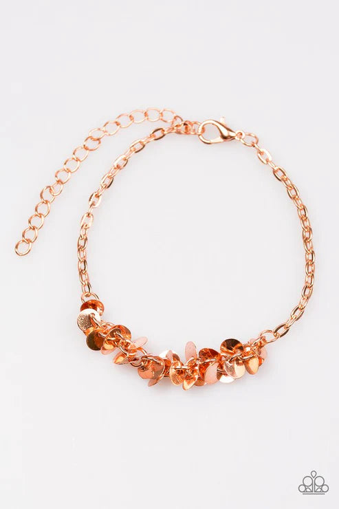 Year To Shimmer Copper Necklace/Shimmer Train Copper Bracelet