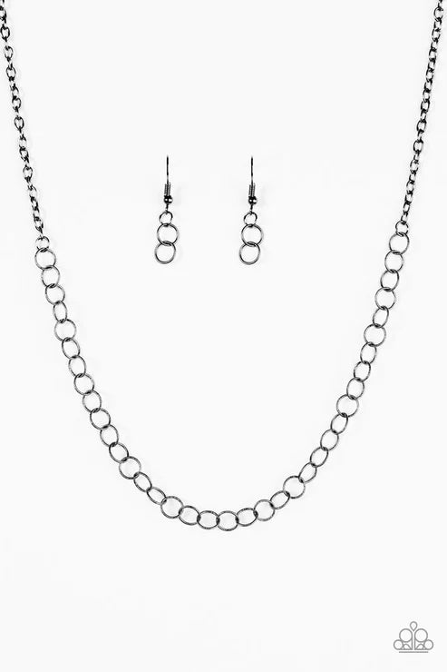 Try On For Size Black Necklace