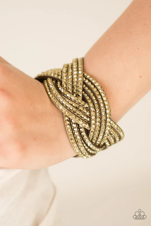 Top Class Chic Brass Wrap Bracelet