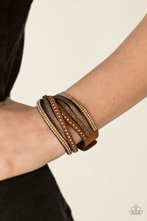 Once Upon A SHOWTIME Copper Wrap Bracelet