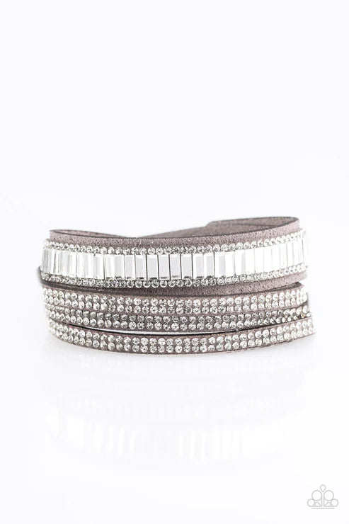 Just In SHOWTIME Silver Wrap Bracelet