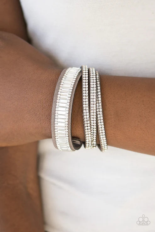 Just In SHOWTIME Silver Wrap Bracelet