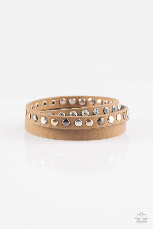 Catwalk Casual Brown Bracelet