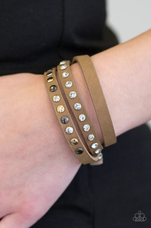 Catwalk Casual Brown Bracelet