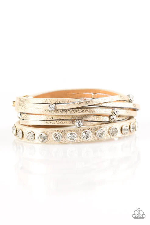 CATWALK It Off Gold Wrap Bracelet