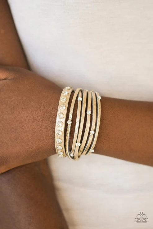 CATWALK It Off Gold Wrap Bracelet