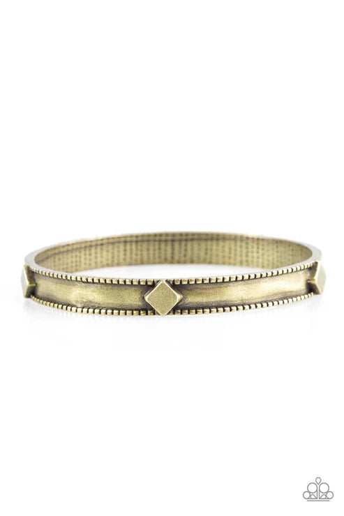 Coyote Country Brass Bracelet